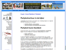 Tablet Screenshot of feesttent-huren-partytent-kopen.surfstad.nl